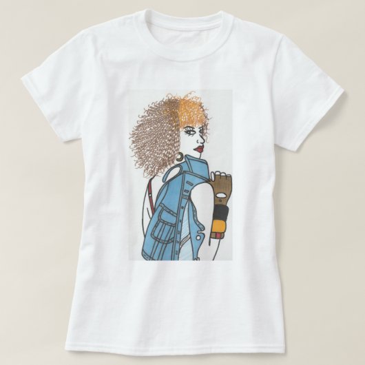 Bad Girl T-shirt (Design voorkant)