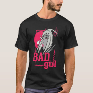 Bad Girls No Angel Rebellious Bad Attitude Naughty T-shirt