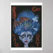 Bad Gothic Hair Day Poster (Voorkant)