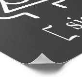 Bad Grammar Makes Me Sic Funny Grammar  Poster (Hoek)