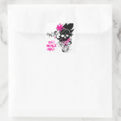 Bad Gurlz Rule Vierkante Sticker (Tas)