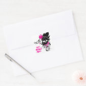 Bad Gurlz Rule Vierkante Sticker (Envelop)