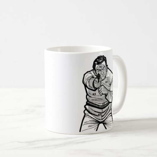 Bad Guy Target Coffee Mok (Voorkant rechts)