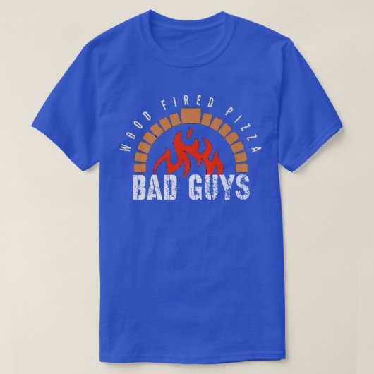 Bad guys pizza t-shirt (Design voorkant)