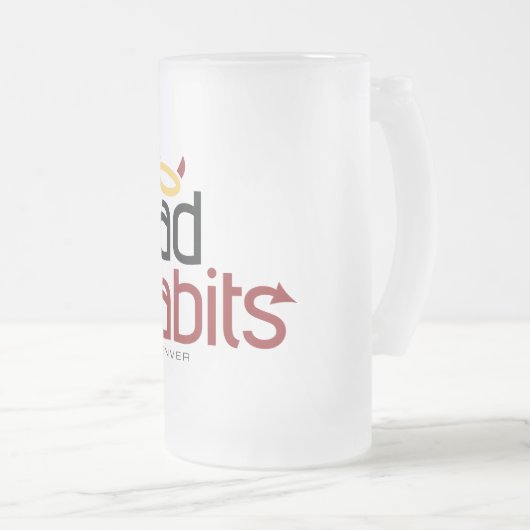 Bad Habits Denver Bier Mok (kleur) (Voorkant rechts)