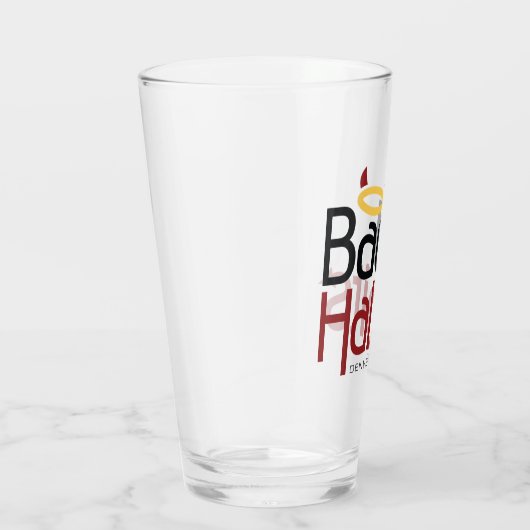 Bad Habits Denver Classic Pint Glass (kleur) Glas (Rechts)