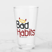 Bad Habits Denver Classic Pint Glass (kleur) Glas (Voorkant)