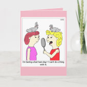 Bad Hair - Bad Hare Day Kaart (Voorkant)