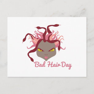 Bad Hair Day Briefkaart