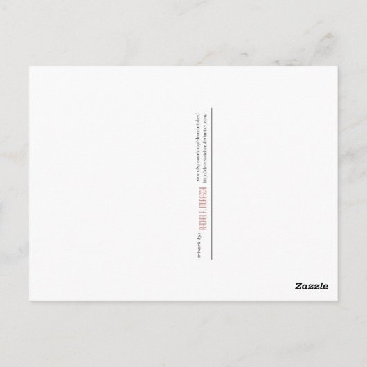 Bad Hair Day Briefkaart (Achterkant)