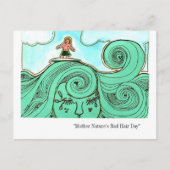 Bad Hair Day Briefkaart (Voorkant)