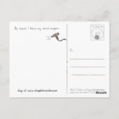 Bad Hair Day Briefkaart (Achterkant)