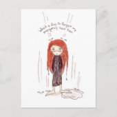 Bad Hair Day Briefkaart (Voorkant)