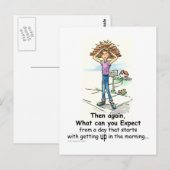 Bad Hair Day Briefkaart (Voorkant / Achterkant)