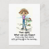 Bad Hair Day Briefkaart (Voorkant)