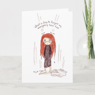 Bad Hair Day Card Kaart