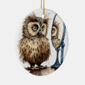 Bad Hair Day Ceramic Ornament (Rechts)