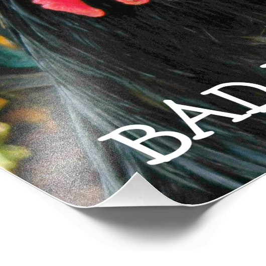 Bad Hair Day Chicken Meme Foto Afdruk (Hoek)