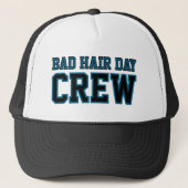 Bad Hair Day Crew, Grappig Aangepast Trucker Pet (Voorkant)