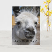 Bad Hair Day Kaart (Gele Bloem)