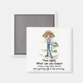 Bad Hair Day Magneet (Voorkant / Achterkant)