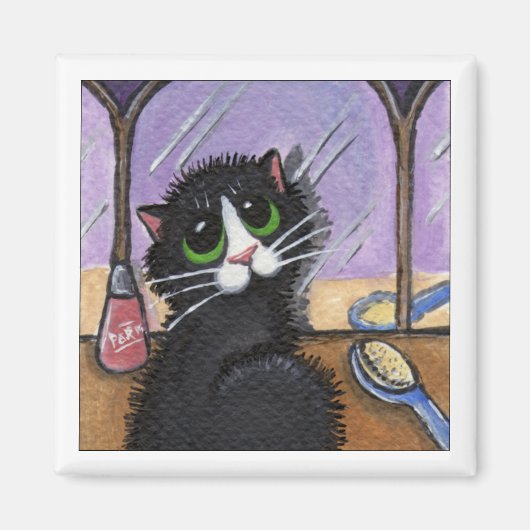 Bad Hair Day Magnet (Voorkant)