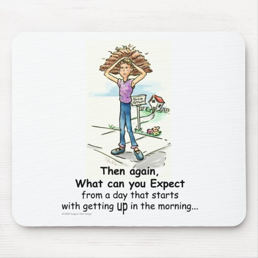 Bad Hair Day Muismat (Voorkant)