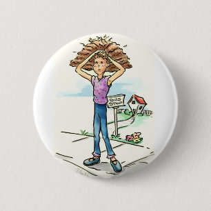 Bad Hair Day Ronde Button 5,7 Cm