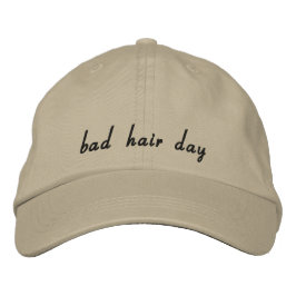 Bad Hair Day - Womens baseball hat Geborduurde Pet