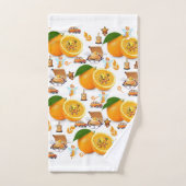 Bad Handdoek Sets, Happy Verjaardag Sinaasappels C (Handdoek)
