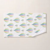 Bad Handdoek Sets Pastel Schermen (Handdoek)