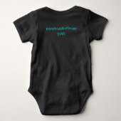 Bad Hombre Baby Bodysuit (Achterkant)