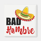 Bad Hombre Colorful Sombrero Magneet (Voorkant)