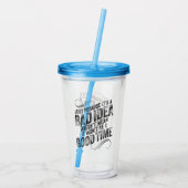 Bad Idea Good Time Acryl Drinkbeker (Achterkant)