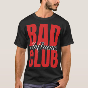 Bad Influence Club Grafische T-Shirt Streetwear