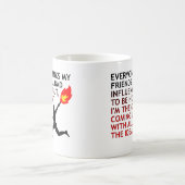 Bad Influence Funny Mug Koffiemok (Center)