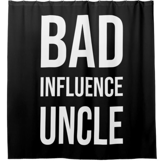 Bad Influence oom Douchegordijn (Voorkant)