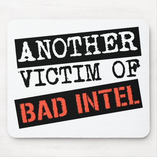 BAD INTEL Mousepad Muismat (Voorkant)