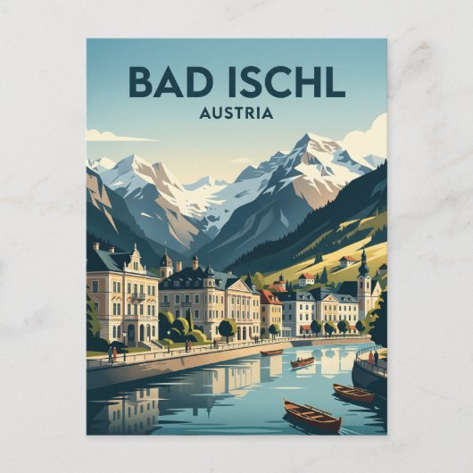 Bad Ischl Oostenrijk Briefkaart (Voorkant)
