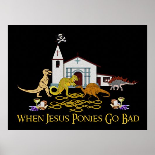 Bad Jesus Ponies Poster (Voorkant)