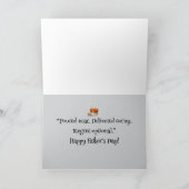 Bad Jokes Served Neat (Slechte grappen worden netj Bedankkaart (Binnen)