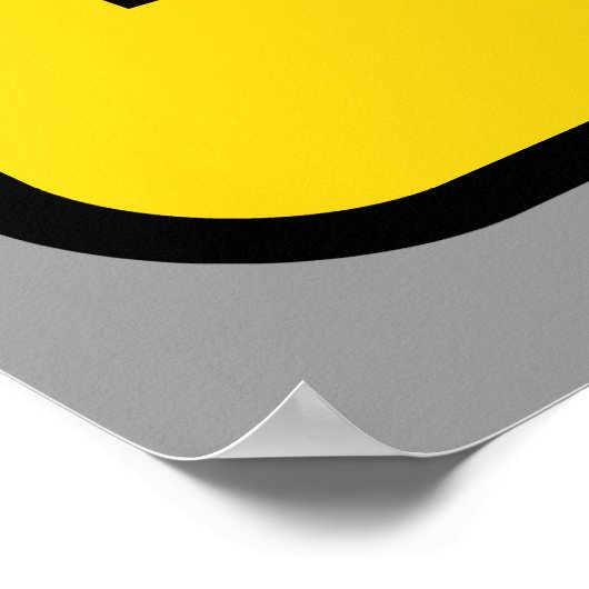 Bad Karma Waarschuwing Poster (Hoek)