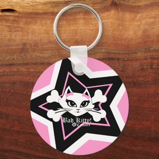Bad Kat Catoure Star Sleutelhanger (Voorkant)