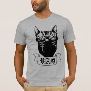 BAD katten t-shirt