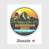 Bad Königshofen im Grabfeld, Duitsland Sticker (Vel)