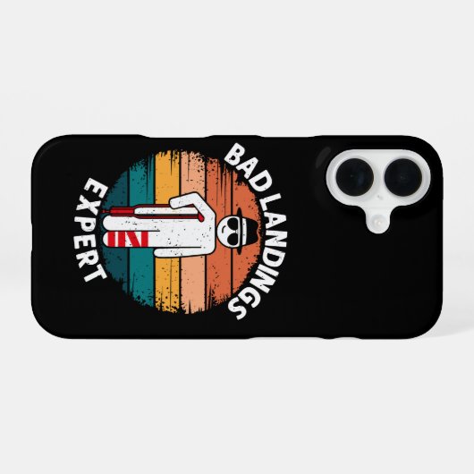 Bad Landing Expert Broken Leg Bone Injury Recovery iPhone 16 Hoesje (Achterkant horizontaal)