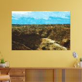 Bad Lands National Park South Dakota Abstract Canvas Afdruk (Insitu (Woonkamer))