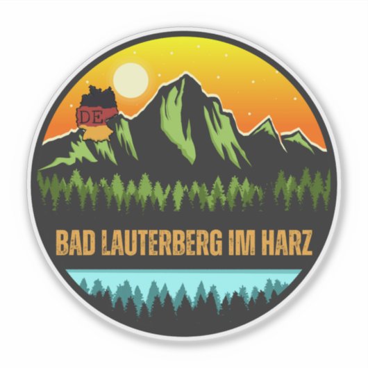 Bad Lauterberg im Harz, Duitsland Sticker (Voorkant)