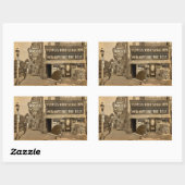 Bad Luck! Rechthoekige Sticker (Vel)