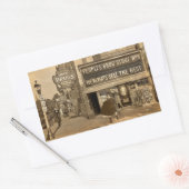 Bad Luck! Rechthoekige Sticker (Envelop)